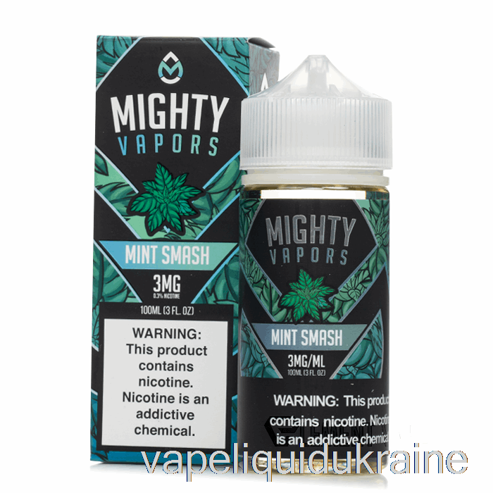 Vape Ukraine Mint Smash - Mighty Vapors - 100mL 0mg